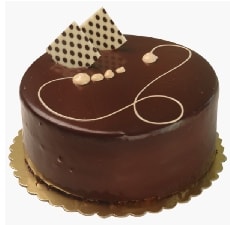 Minimalist Tasarım 2-3 Kişilik Çikolatalı Yaş Pasta