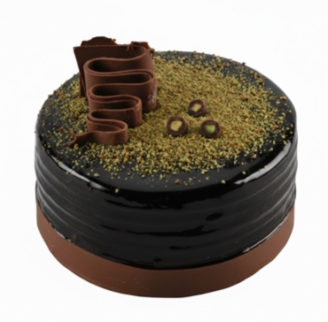 Şık Sunumlu 2-3 Kişilik Çikolatalı Kutlama Pastası