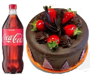 Yuvarlak Çikolatalı Pasta Online Sipariş